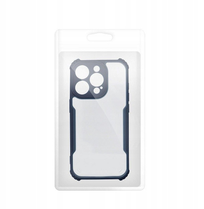 Futeri mbrojtës Anti-drop për iPhone 16 Pro Max, transparente, blu