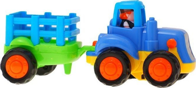 Set lodra ndërtimi Mola, 4 makina pune, plastike, shumëngjyrëshe