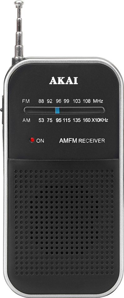 Radio xhepi Akai ACR-267, AM/FM, analoge, e zezë