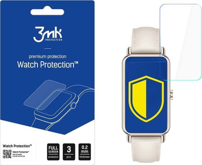 Folie mbrojtëse 3MK ARC për Huawei Watch Fit Mini, transparente