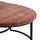 Set 3 tavolina “Obi” acacia + metal 78×78×47 cm (HM9255), zezë