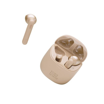 Kufje wireless JBL Tune T225TWS, in-ear, 25 orë bateri, ngjyrë e artë