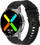 Smartwatch G.Rossi SW018 1, 1.28\", IP68, argjendtë me rrip të zi