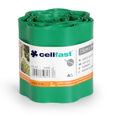 Rrethoja për kopsht Cellfast, jeshile, 15cm x 9m 