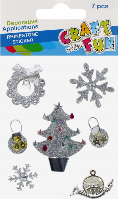 Set ngjitësash Sticker Craft Fun 521585, dizajne të ndryshme, shumëngjyrësh