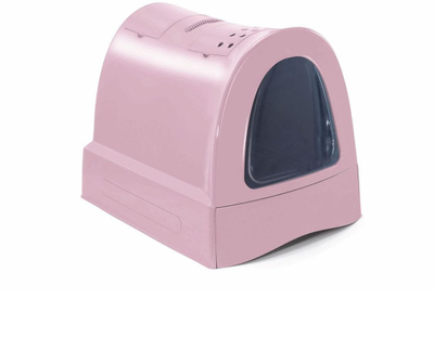 Toalet për mace Imac Zuma, tabaka e zgjatshme, me flap, gri