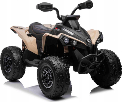 Motorr lodër elektrik Maverick ATV Quad, 2x200W, rrota EVA 31x13cm, khaki