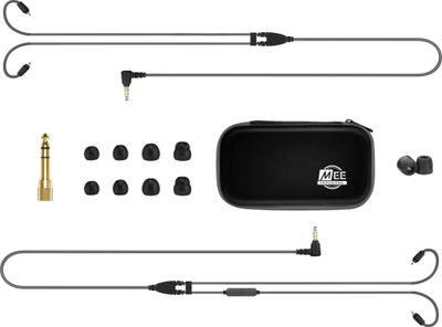 Dëgjuese veshit MEE Audio MX4 PRO, monitor in ear profesional, smoke