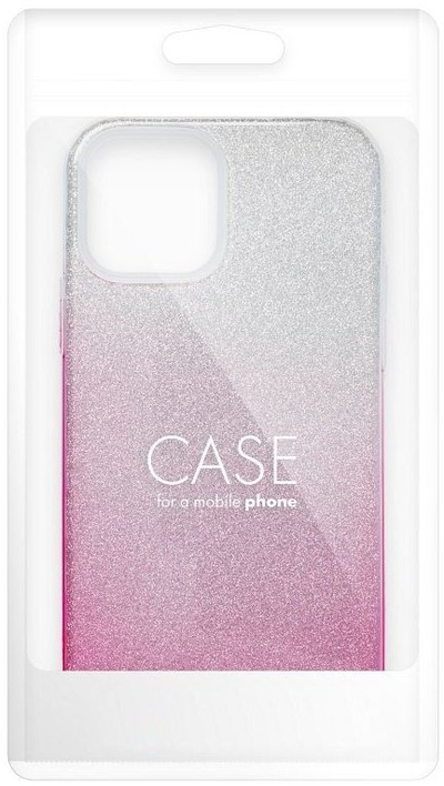 Mbulesë telefoni OEM SHINING për iPhone 17 Pro, transparentshme, rozë