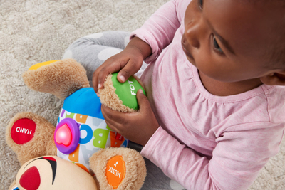 Lodër edukative Fisher-Price FPM65 Funny Puppy, interaktive, për bebe 6m+, shumëngjyrëshe