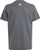 Bluzë sportive për kalamaj adidas Big Logo Tee Jr IJ6262, pambuk, gri e errët