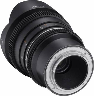 Objektiv kino Samyang 14mm T3.1 VDSLR MK2, Canon EF, fokus me dorë, i zi
