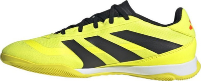 Atlete futbolli mrena palestrës Adidas Predator League, për parket, të verdha