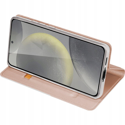 Mbulesë telefoni DUX DUCIS Samsung Galaxy S24 FE Skin Pro Series, me stand, e kuqe e çelët