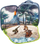 Çantë shpine për kalama MOJO 3D Playscape Dinosaur, me playmat, me 3 figura dinosaurësh, shumëngjyrëshe
