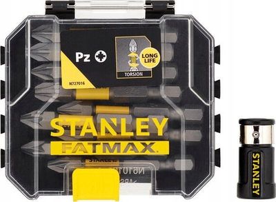 Set bitash goditës Stanley FatMax PZ, 10 copë, 50mm, me unazë magnetike