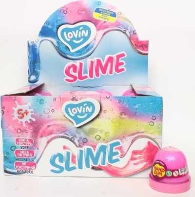 Lodër slime Mr.Boo Hand Gum Raspberry, 120g, me kokrriza, rozë