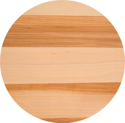 Dërrasë prerëse Domotti Woody, rrethore 30 cm, dru natyral