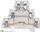 Bllok terminali Legrand Viking 037151, 3 nivele, 2.5mm², gri
