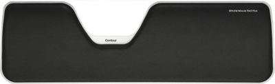 Mbështetëse ergonomike Contour Rollermouse RED Armrest, lëkurë vegane, për RollerMouse Red Plus, e zezë
