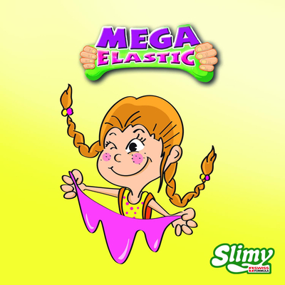 Lodër slime Joker Slimy Mega Elastic, 150 g, neon, shumë elastike