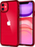 Mbulesë telefoni Spigen Ultra Hybrid për iPhone 11, transparente, me kënde të forcuara, e kuqe
