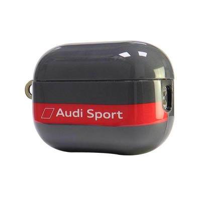 Mbulesë kufjesh Audi IML Sport për AirPods Pro 2, gri me të kuqe