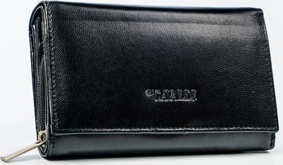 Portofol lëkure për goca Cavaldi RD-21-GCL-0788, RFID, i zi