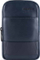 Çantë krahu për telefon Piquadro, lëkurë, 18 x 12 x 2.5 cm, blu e errët