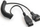 Kabllo audio Motorola 25-114186-03R, adapter për WT41N0, me spiral, e zezë