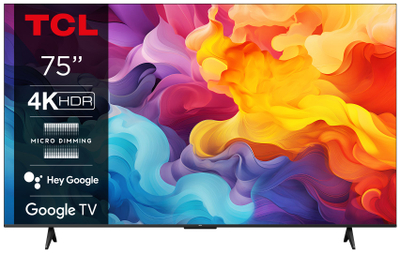 TV TCL 75P655, 75", 4K, Smart Google TV, i zi