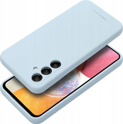 Mbrojtëse telefoni Roar Cloud Skin për Samsung Galaxy A14 4G, silikon, blu e çelët