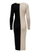 Fustan ONLY ONLBLOCK Bodycon Fit, i zi/bezhë