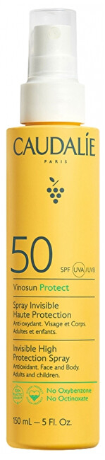 Sprej ndaj diellit Caudalie SPF 50 Vinosun High Protection, 150 ml