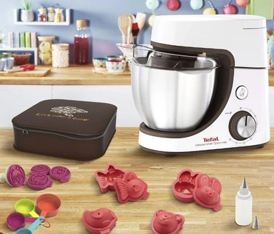 Robot kuzhine Tefal Kitchen Assistant+ QB51K138, 4.6L, 1100W, i bardh