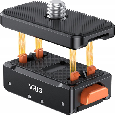 Adapter tripod Vrig AC07 për Insta360 Ace edhe Ace Pro, me quick release, ngjyrë e zezë