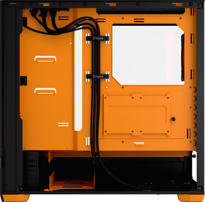 Kasë Pop Air RGB TG (FD-C-POR1A-05), e zezë/e portokalltë