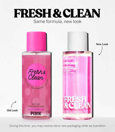 Sprej për trup Victoria's Secret Pink Fresh & Clean, 250 ml