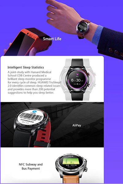 Orë e mençur Honor Watch Magic - Black