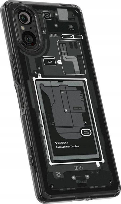 Mbulesë telefoni Spigen Ultra Hybrid Zero One, për Sony Xperia 5 V, transparente