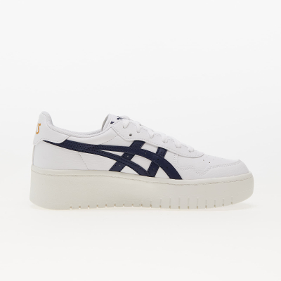 Atlete Asics Japan S PF, platformë, të bardha me blu Peacoat