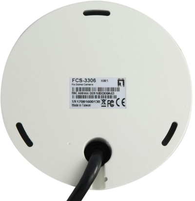 Kamerë IP LevelOne FCS-3306, 3MP, IR 30m, e bardhë