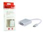 Adapter USB Equip 133451 USB C në VGA, 1080p 60Hz, 15cm, argjendtë