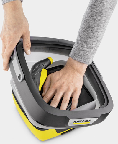 Pastrues uji me presion Kärcher OC 3 Foldable, mobil, me bateri, i verdhë
