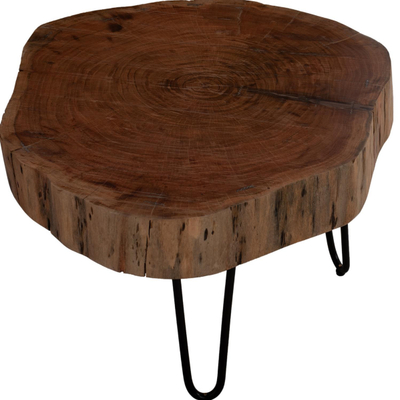 Tavolinë për kafe acacia 60×60×40 cm (HM8779.11)