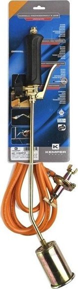 Brniri me gaz Kemper Lever Torch, djegës 60 mm, tub 5 m, shumëngjyrësh