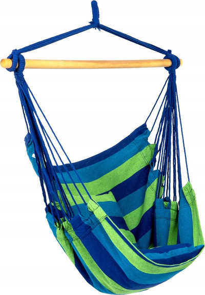 Karrige varese Brazilian Royokamp 1021133, 100x100 cm, me 2 jastëkë, blu jeshile