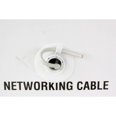 Kabëll rrjeti Techly Cat5e F UTP Solid, 305m, CCA, i zi