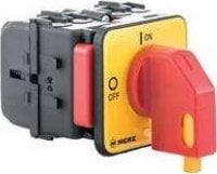 Çelës rrotullues PCE ML016.3-TB/RG3, 3P, 16A, IP55, i kuq