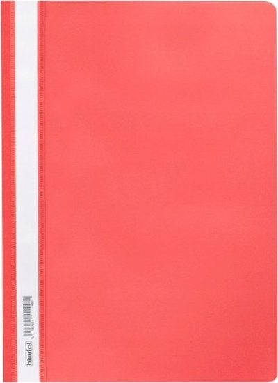 Dosje A4 Biurfol Soft PP, transparente, e kuqe